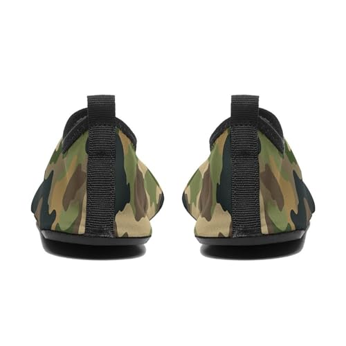 Water Shoes for Women Men Solid Color Camouflage Water Sports Shoes Slip-on Breathable Lightweight Athletic Aqua Sock3