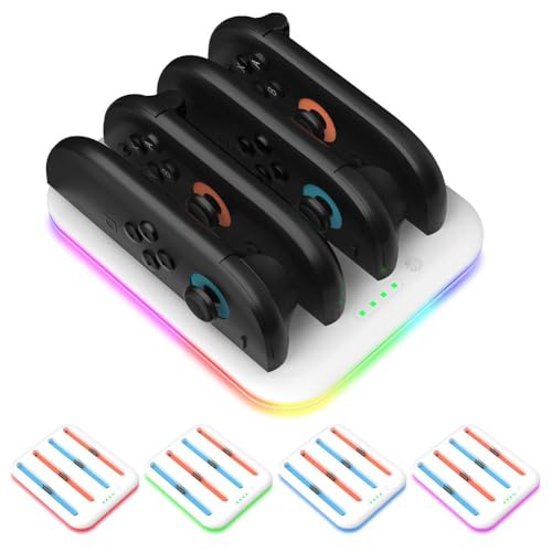 FOR Switch 2 Joy-Con [dhbN [dX^h Enh 4䓯[d\ }[d LEDwvt for Joy-Con Rg[[[dz_[ XCb`hbN[ ̌^