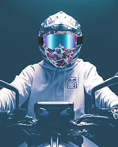 Frienda FRIENDA-10835 2 Pieces Motorcycle Goggles Face Mask Detachable Helmet Riding Goggles Glasses  thumb #5