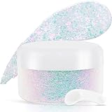 Corleone Holographic Body Glitter Gel for Body, Face, Hair, Lip Nail, Eyeshadow, Color Changing Long Lasting Sparkle Shiny Shifting Glitter Gel for Festivals and Parties Rave (6)