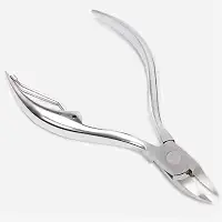 Alicate De Cortar Unha Curvado Profissional Aço Inox