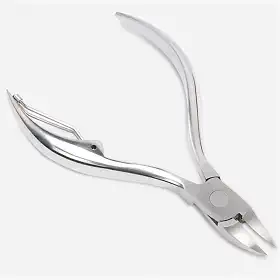Alicate De Cortar Unha Curvado Profissional Aço Inox