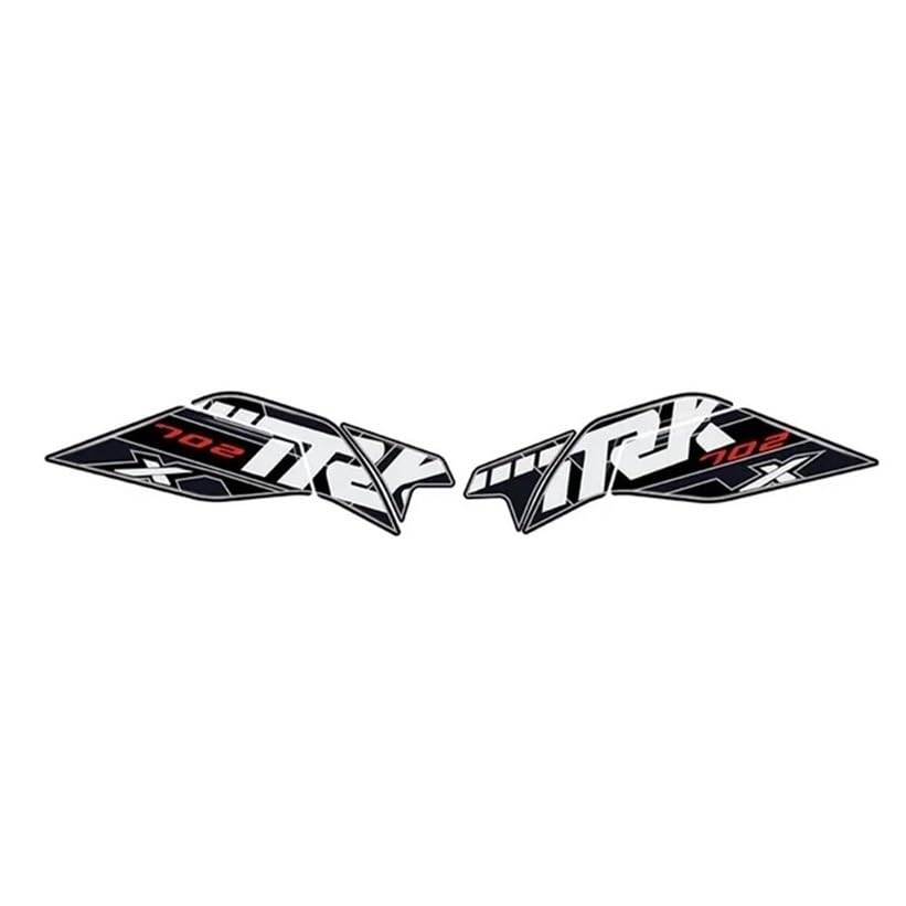 Kit D'autocollants TRK 702X Antidérapant Grip Réservoir Moto