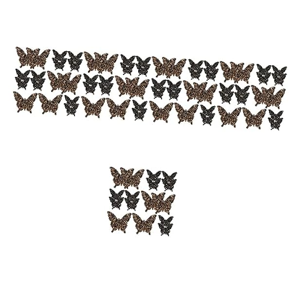 100 Pcs Farfalla Hot Diamond Stickers Strass Trim Costume Animale Strass Patch Di Riparazione Applique Pantaloni Patch Distintivo Applique Ricamato Patch Per La Casa Fai Te COHEALI