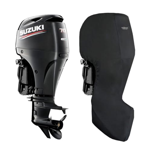 Oceansouth Custom Fit Full Covers for Suzuki Outboard Engine (DF70A-DF90A 4CYL 1.5L (from 2008 up to 2024), Leg Length:20