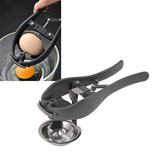 Stainless Steel Egg Separator, Egg Cracker For Egg White Separator Egg Opener Automatic Egg Cracking Tool Handheld Eggshell Cutter Easy Eggshell Cutter Kitchen Gadget Tool