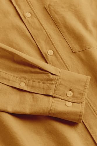 Image of BE ACTIVE Men's Oxford Cotton Lycra Casual Shirt || Men Stylish Shirt || Full Sleeves || Simple Shirt for Men || Timeless Style & Comfort