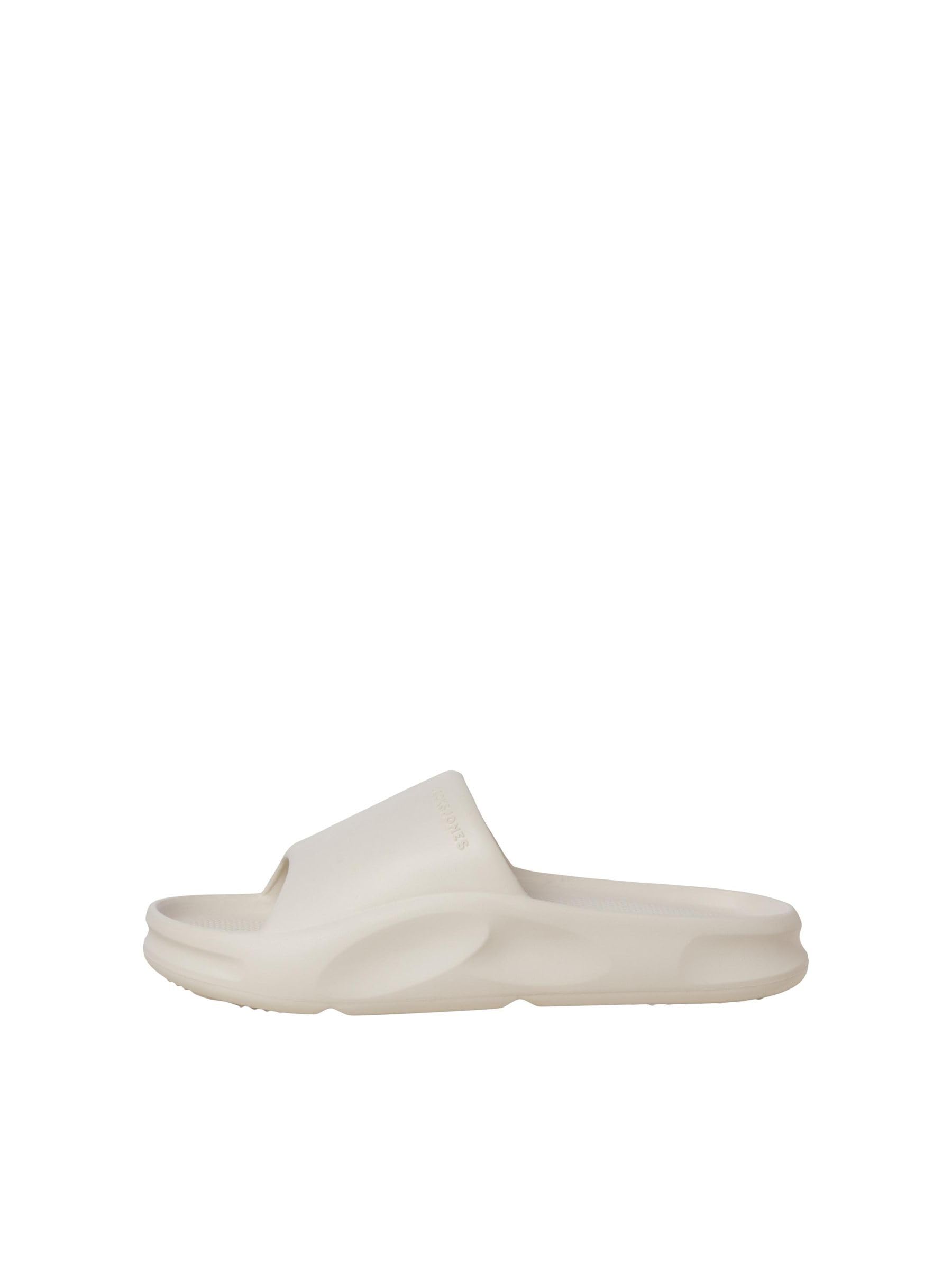 JACK & JONES Moulded Slider Mens Pool Shoes Moonbeam 8 (42)
