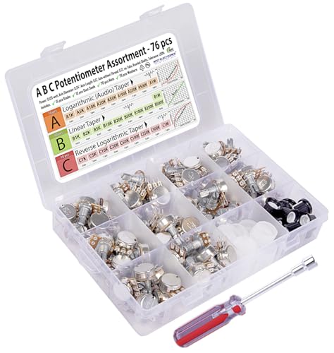 3Pdt A-B-C-POT-ASSORTMENT 76 Pcs A B C, Logarithmic thumb #4