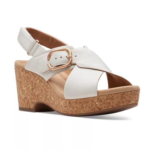 Image of Clarks Collection Women's Giselle Dove Wedge Sandal