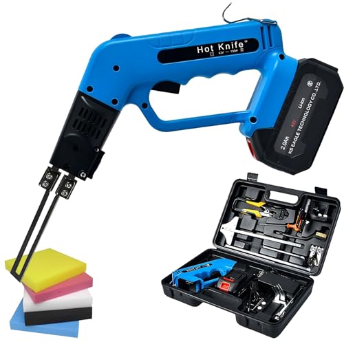 QUTBAG Cortador de Esponja eléctrico de 150 W, Herramienta de Corte de Espuma con Cuchillo Caliente Comercial de Espuma de poliestireno con Dispositivo de refrigeración por Aire, para EPP EPS XPS EVA