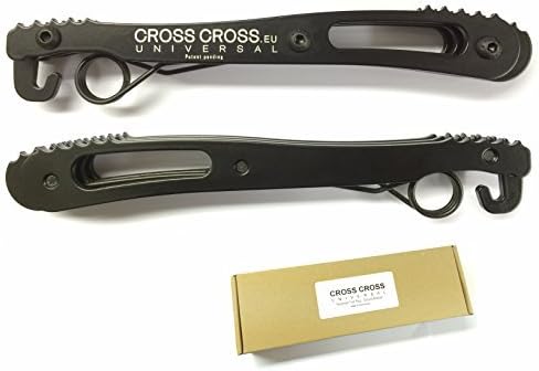 CrossCross Passenger Foot Pegs fits KTM exc sx xc sxc mxc sms smr smc Enduro MX Dirt Bike - Black