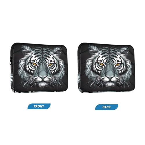 Funda para Laptop 13-14 Pulgadas Impermeable Negra y Blanca miniatura 2