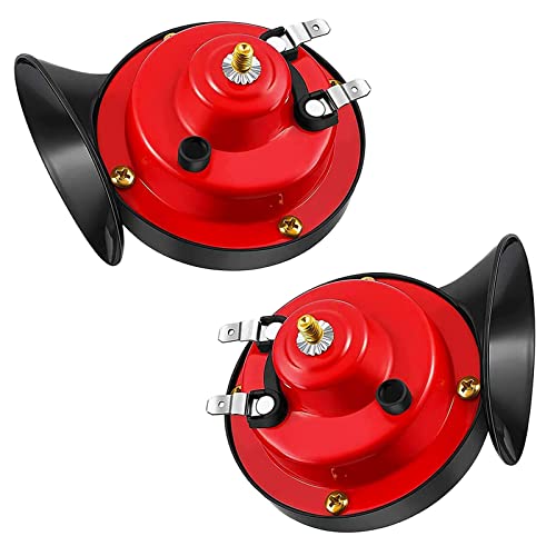 Car Horn, JENABOM 120DB Super Loud Boat Horn Marine 12V Waterproof