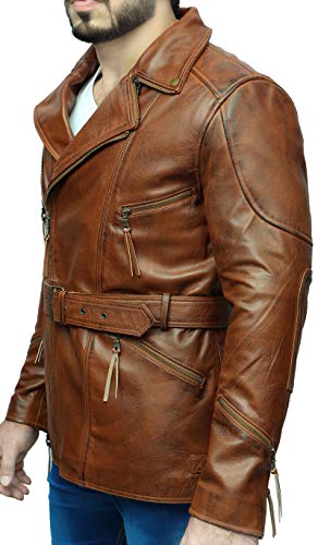 Superior - Giacca in pelle per motociclista a 3/4