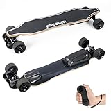 KOMFORTABLE TRANSPORTATION: Dieses Elektro-Skateboard ist eine hochwertige Wahl für Ihre Kurzstreckenfahrten und löst Ihre letzten Mobilitätsprobleme. Durch den widerstandslosen Motor kann das Skateboard wie ein normales Skateboard gefahren werden, auch wenn es leer ist. Ideal für Pendler, Straßenfahrten, Outdoor-Sportarten und Herausforderungen in der Wildnis. Bitte tragen Sie einen Skateboard-Helm, wenn Sie es benutzen.