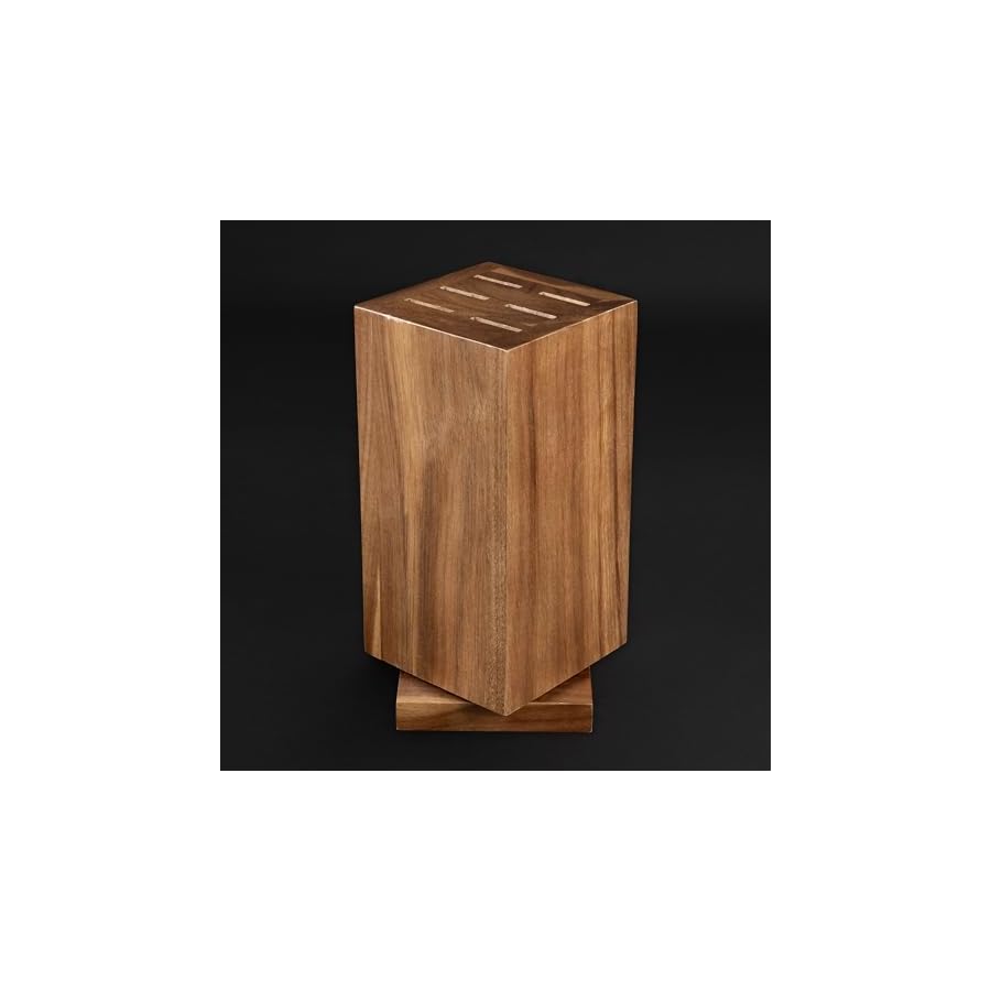 SENKEN-Rotating-Magnetic-Knife-Block-with-6-Steak-Knife-Slots-Acacia-Hardwood-360-Degrees-Rotation-Neodymium-Magnets-Universal-Knife-Holder-for-Kitchen-Counter-Block-with-Steak-Knife-Slots SENKEN Rotating Magnetic Knife Block with 6 Steak Knife Slots, Acacia Hardwood - 360 Degrees Rotation - Neodymium Magnets, Universal Knife Holder for Kitchen Counter (Block with Steak Knife Slots)