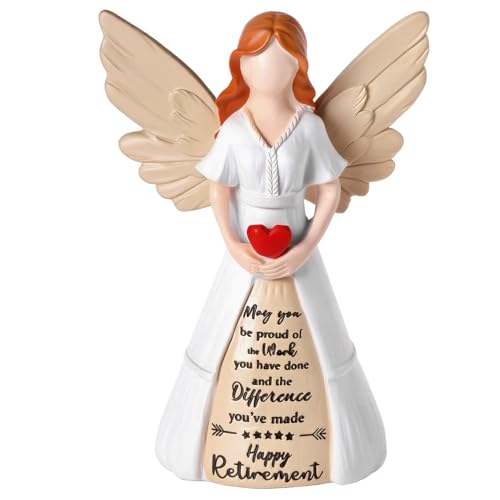hooppoo 2026 Happy Retirement Gift Angel Figurine for Woman - image 1