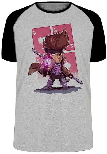 Camiseta Gambit x men vingadores tamanho Infantil ou Adulto ou Plus Size