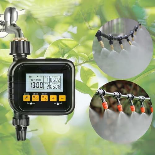 Programmateur d'arrosage avec écran LCD pour optimiser le goutte-à-goutte du potager