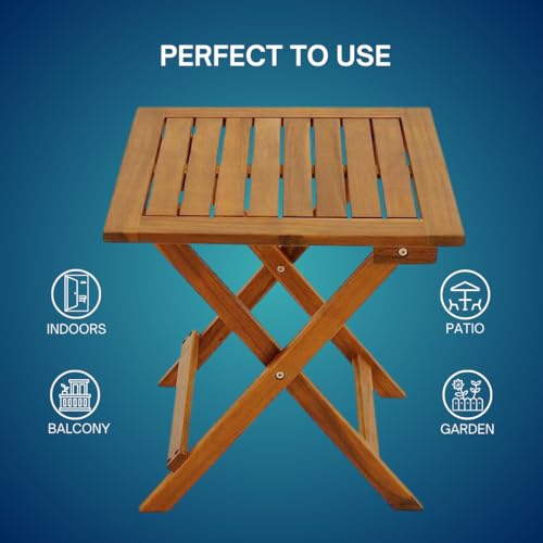 Cucunu Outdoor Folding Side Table 18X18 Inch For Patio thumb #5