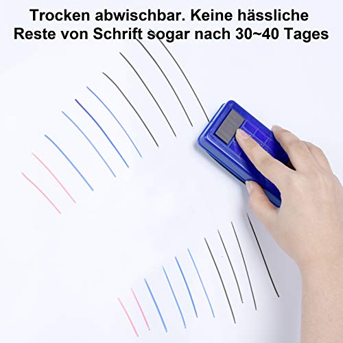 POPRUN 90 x 60cm Lavagna bianca adesiva Magnetica