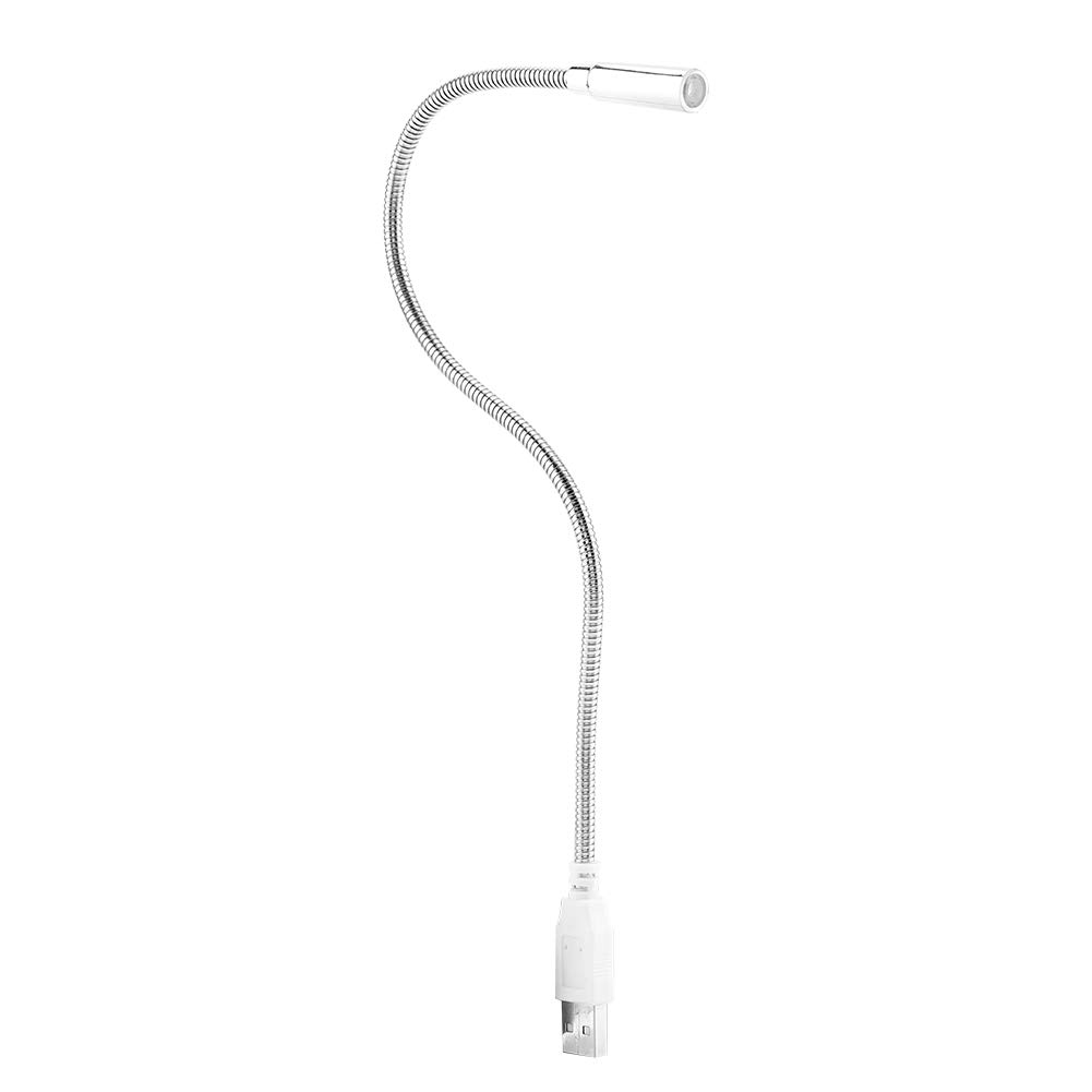 Wakects Mini Luce LED USB Flessibile per Laptop, Lampada da Lettura Portatile con Luce Bianca Ultra Brillante, Basso Consumo Energetico