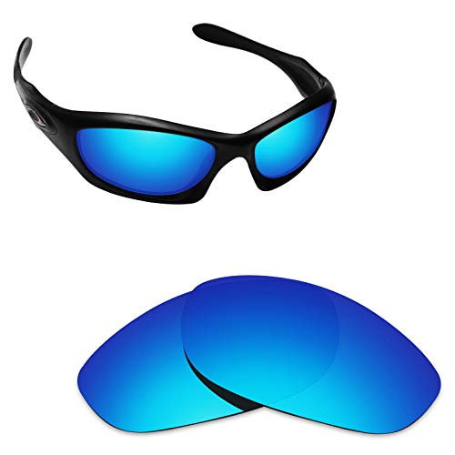 Image of Alphax Ice Blue Polarized Replacement Lenses for Oakley Monster Dog