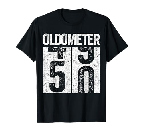 Oldometer 50 Shirt Men Women 50th Birthday T-Shirt
