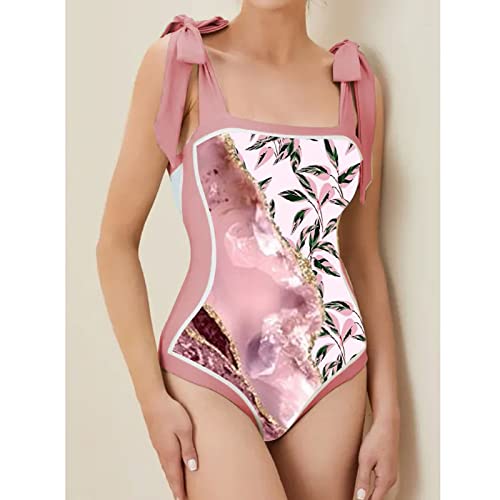 Monokini bikini imprimé de haute qualité avec sa couverture assortie