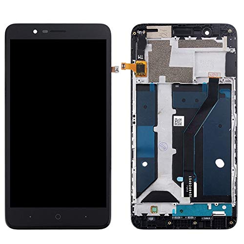Lysee Mobile Phone LCD Screens - JPFix Quality For LG K7 LS675 MS330 K330 LCD Touch Screen Digitizer Assembly With Frame - (Color: black with frame)
