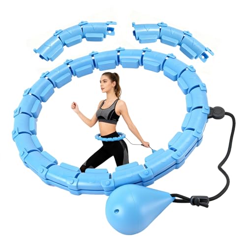 Elviora Weighted Hula Hoop for Adults Plus Size Infinity Loop