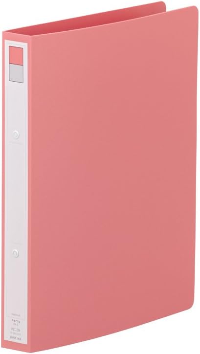 Lihit Lab F877-1 Ring File A4 2 Hole Red
