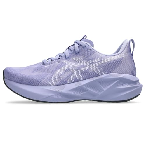 Image of ASICS Novablast 5 womens Sneaker, Bluebell /Lilac Hint, 8.5 US