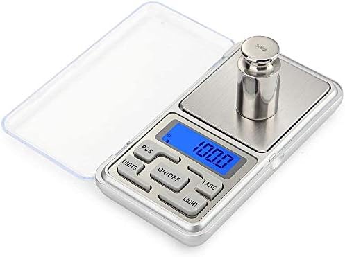 Digital Weighing Scales, LED Backlight Display,Scales 0.01g - 500g Mini Digital Pocket Scale for Kitchen Scale Jewellery Scale, Drug, Tea, Yeast, Coffee and Others by Revive