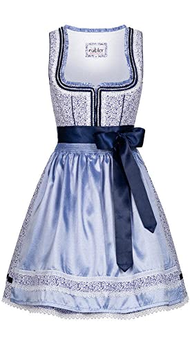 Nübler Dirndl Mini Damen - 2 teilig inkl. Kleid und Dirndl Schürze,...
