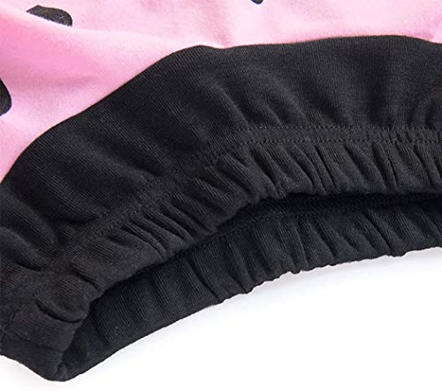 Kinder Kleidung Set Lange Tops Mädchen Warm Lange T-Shirt Top + Rock Hose Outfits mit Herzform 134