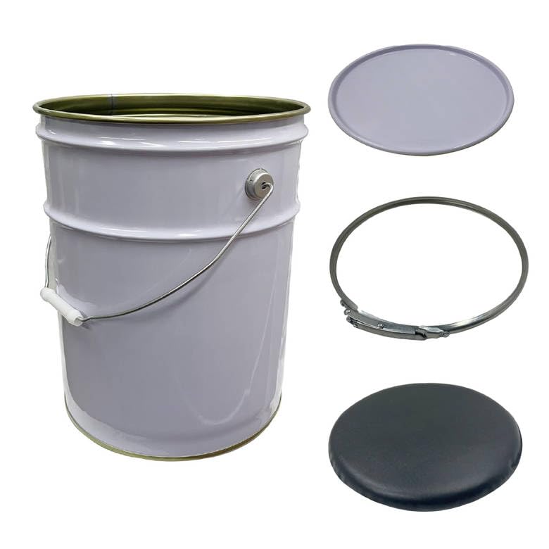 Amazon｜好川産業 ペール缶 20L セット フタ 固定用バンド クッション