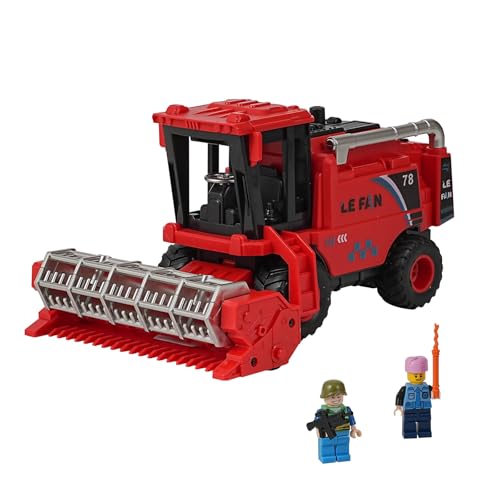 EliphonTowne Cosechadora juguete para tractor agrícola móvil juguete
