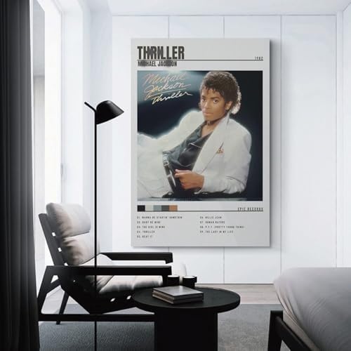 Thriller Album Poster MICHAEL JACKSON'S Cover Artistic Poster 08x12inch(20x30cm) — view 2