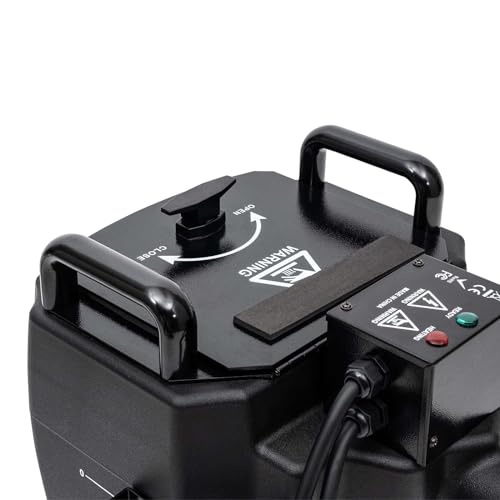 Máquina de niebla de hielo seco de 3500 W, generador de atmósfera para escenario con cobertura de humo de 150 m2 / 1614 ft2 y boquilla grande para actuaciones, fiestas, bares y bodas, color negro miniatura 4