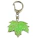 Maple Leaf Keychain Fall Leaves Key Chain Canada Wristlet Keychain Handmade Fall Car Key Bag Keyring Autumn Jewelry Gifts for Women Orange Handbag Charms