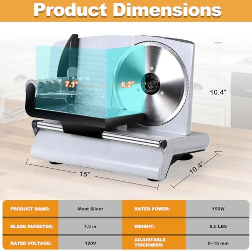 Industrial meat slicer machine