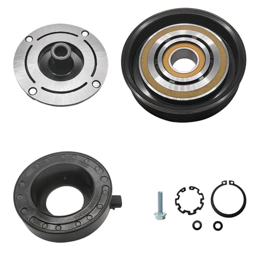 A/C Compressor Clutch Assembly Kit Plate Pulley Bearing Coil CO10736C