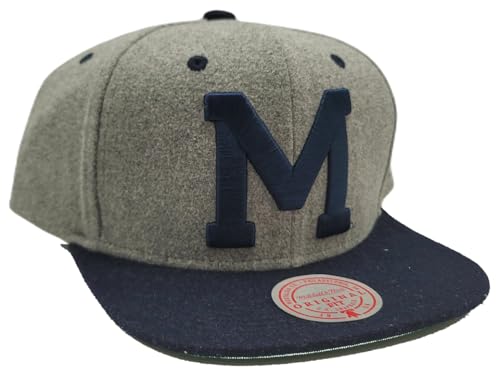 Casquette snapback Mitchell & Ness réglable Michigan Wolverines pour ne plus vous tromper de taille - 4