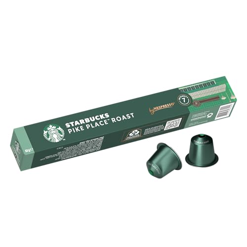 Image of STARBUCKS Pike Place Roast Nespresso Capsules, 10 Capsules