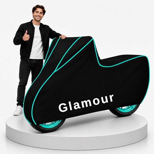 Image of My NEW Covers 100% Water Resistance Glamour Bike Cover | Taffeta Body Cover for Rain & Sun | UV Protection, Dustproof, Scratch Resistant, Windproof, Heat Resistant, Vehicle Specific Fit