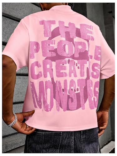 SOLY HUX Men's Graphic Tee Shirt Y2k Novelty Printed Short Sleeve Crew Neck Tops Streetwear4