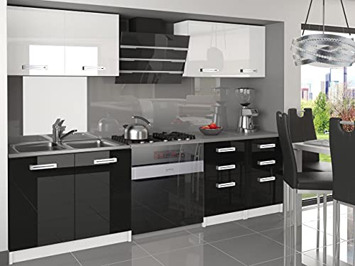  CORNETTA  Cucina Completa Modulare Lineare L 160cm 6 pz  Piano di Lavoro Incluso  Set di mobili da Cucina