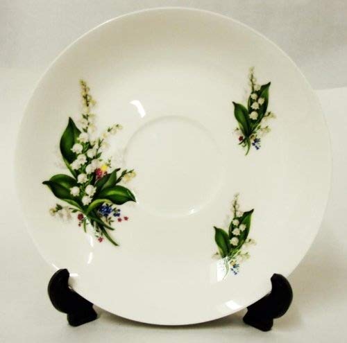 Tasse Et Soucoupe Petit Déjeuner - Porcelaine Fine Décorée Main Motif Muguet, Royaume-Uni